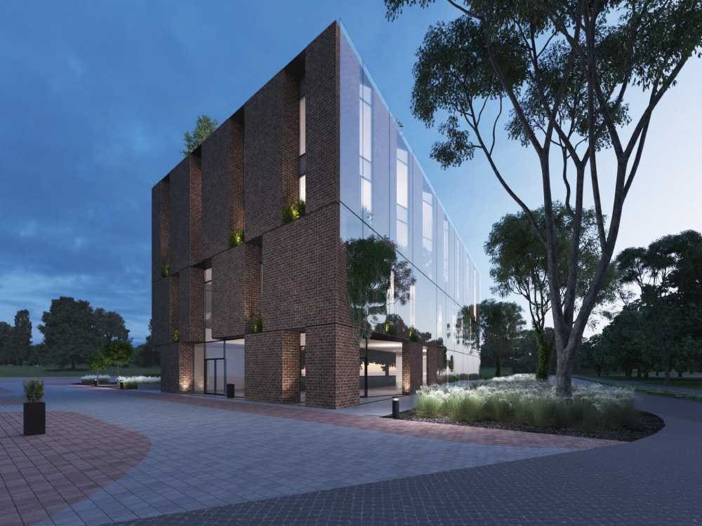 projekt biurowca CCM - Gliwice